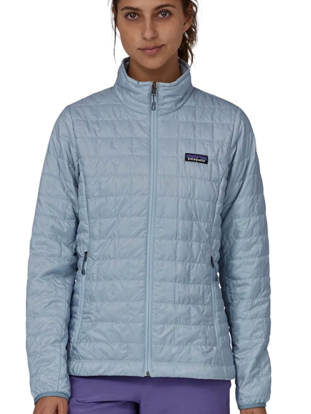 Patagonia Women's Nano Pale Blue Quilted Puffer Jacket XS